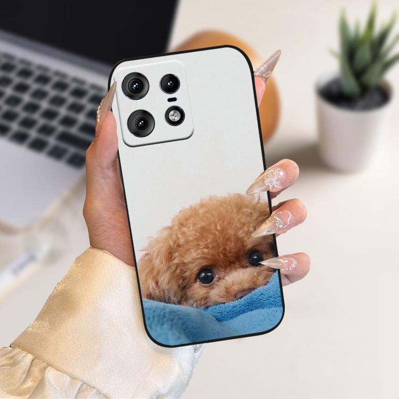 Case For Motorola Edge50 Pro Capa 50s Pro Cute Soft Silicone TPU Phone Cover For Moto Edge 50 Fusion 5G Shockproof Bumper Fundas