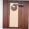 DIY Unfinished Wooden Door Handle Sign for Home, Hotel, or Office Decor