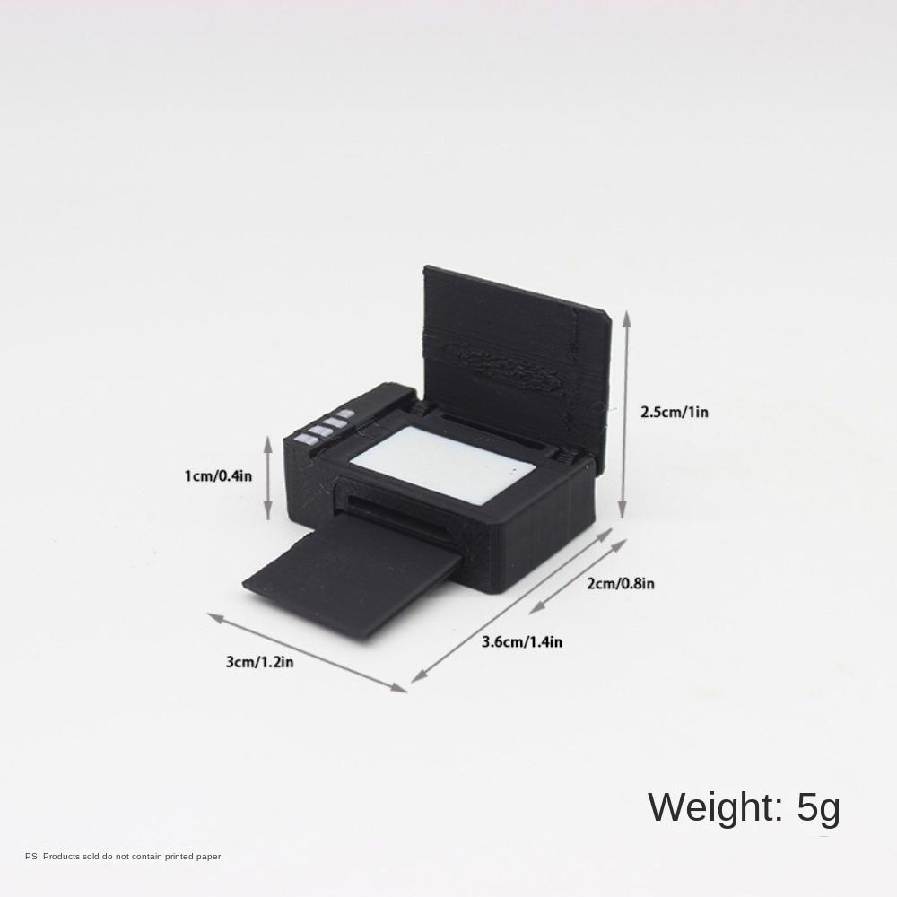 Birthday Gift Emulates Printer 1/12 Scale Office Scene Model Prop Dollhouse Miniature Stationery