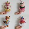 Nepal Wool Felt Miu-Style Bag Charm Keychain Ornament