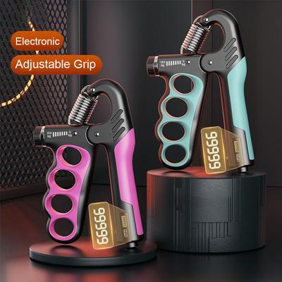 Hand Grip Strengthener Grip Strength Trainer with Counter Ergonomic Hand Gripper R-Shaped Finger Expander for Arm Wrists Fingers