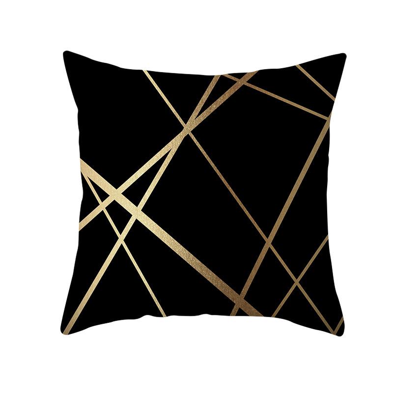 

Модный дизайн бархатный чехол на подушку 45x45см домашний декор золотая линия чехол для диванной подушки домашняя наволочка 45x45cm pillowcase