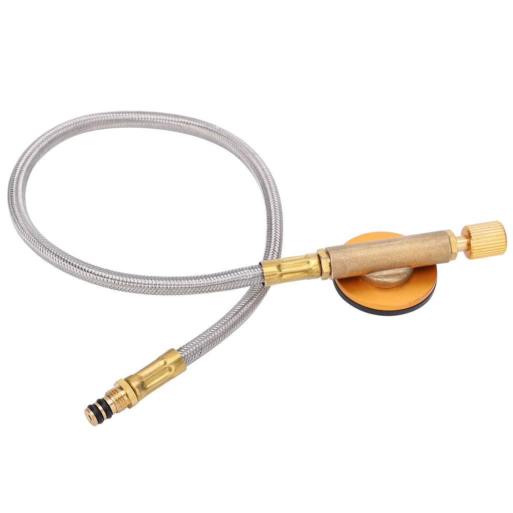 Copper Furnace End Accessory Valve with Tube Outdoor Flat Gas Tank Control Switch