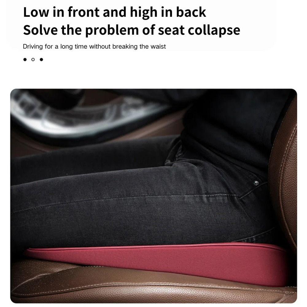 Non-slip Car Booster Seat Cushion Breathable Increased Seat Pad Auto Height Boost Mat  Office Chair