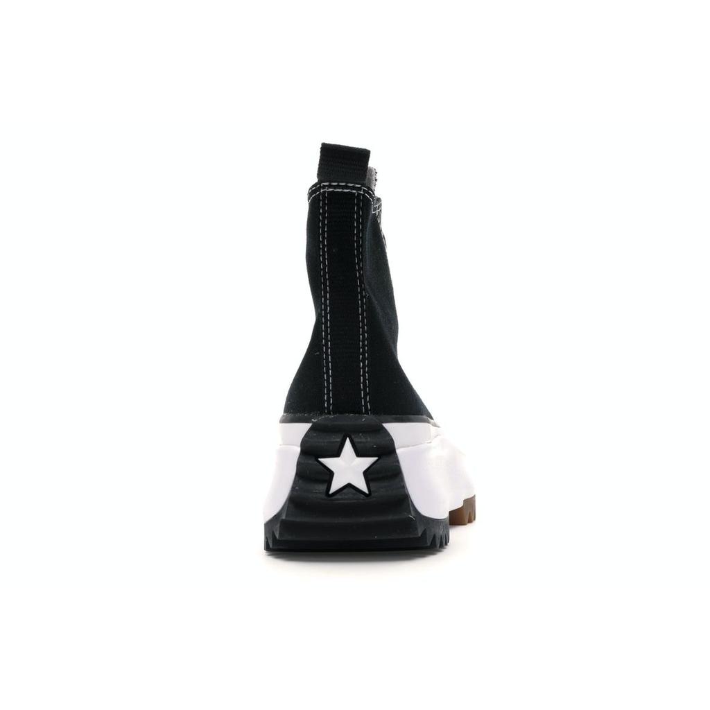 Converse Run Star Hi Black Unisex Sneakers White Gum 166800C
