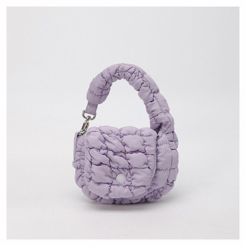 Fashionable New Style Pleated Cloud Bag Mini Change Purse Decorative Korean Storage Portable Decoration All-match Small