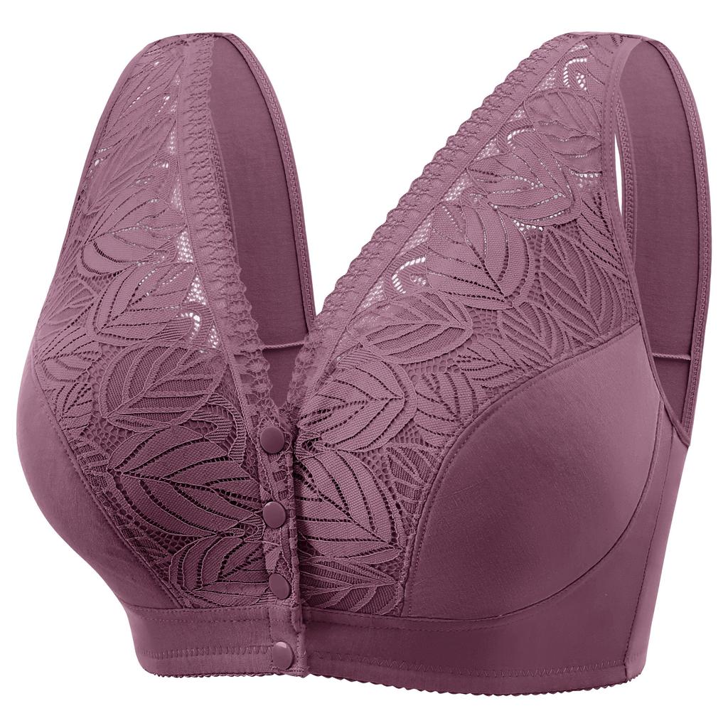 Europejska i Amerykańska Bielizna dla Kobiet Duży Biust Mała Zebrana Cienka Bezfiszbinowa Biustonosz Duży Rozmiar Koronkowa Bielizna