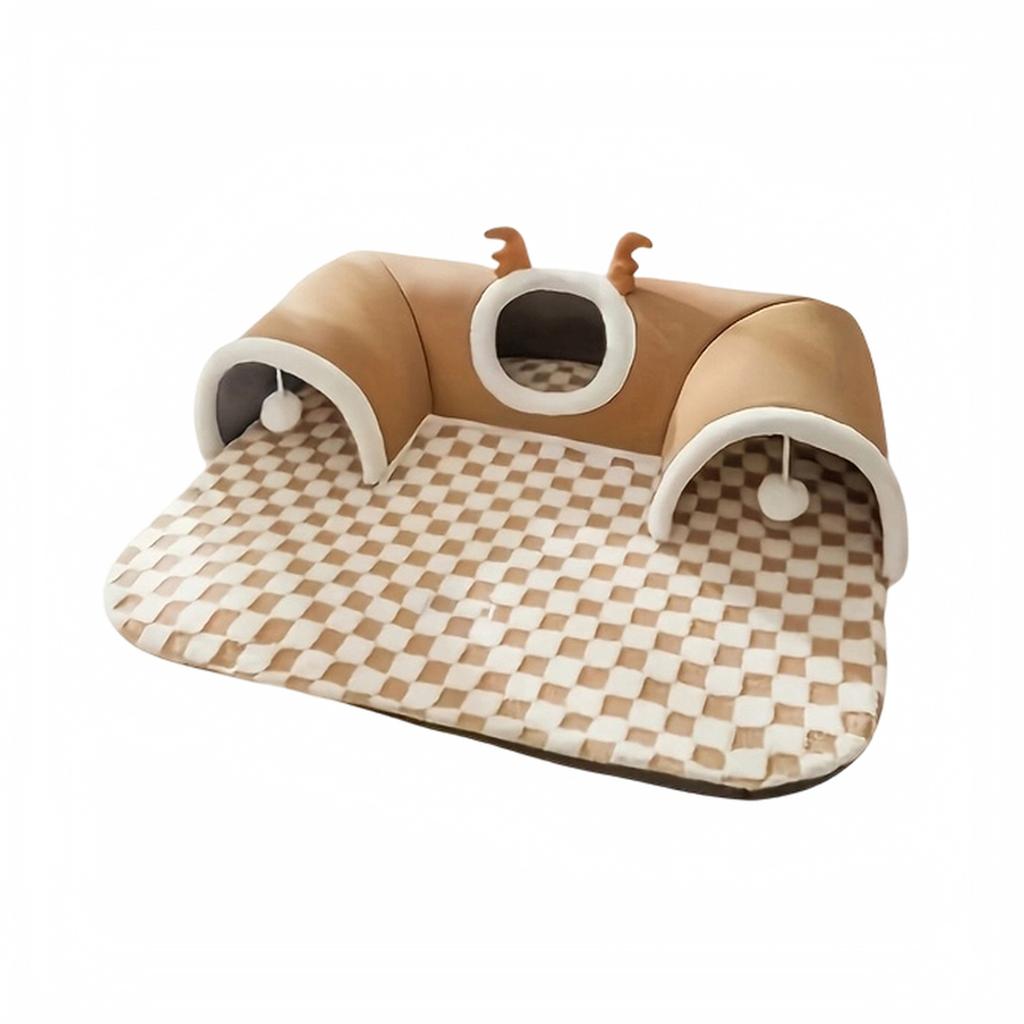 Tunnel Bed Foldable for All - Indoor and Play Tunnel for Cats