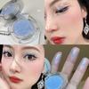 Shimmer Fine Glitter Single Color Highlighter Eyeshadow Brightening Face Makeup