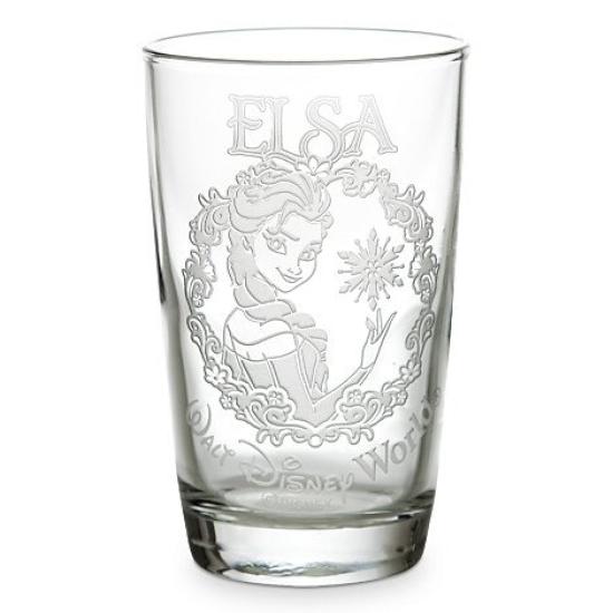 

Frozen Elsa Glass Cup Disney Store Elsa Juice Glass by Arribas Product