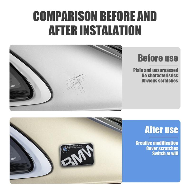 Sticker Emblemi Styling Auto Lega di Alluminio Parafango Auto Bagagliaio Stemmi Per BMW M E46 E90 E60 F30 F10 E39 E36 F20 G30 /Valvole Pneumatici Auto