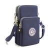 Korean Style Crossbody Phone Bag – Women's Fabric Pouch, Neck Hanging Sports Armband, Vertical Wrist Coin Purse