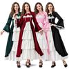 Costume Adult Medieval Vintage Renaissance Court Ladies Multicolor Princess Dress