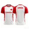 Canada Flag Maple Leaf Print T Shirt 3D Printed Breathable Quick Dry Family Style for Kids Adults Fashion Streetwear Sports