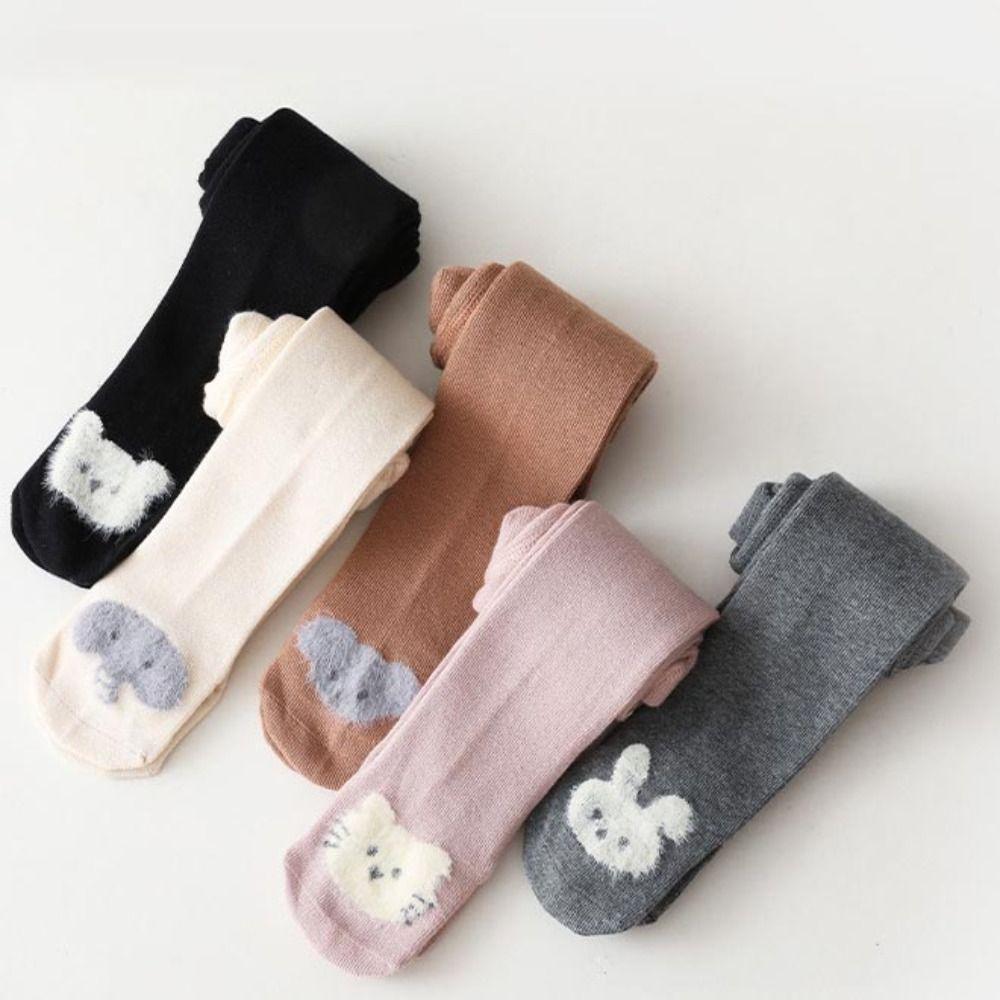 Leggings Baby Knitted Tights Elastic Toddlers Cotton Tights Cute Newborn Pantyhose Spring