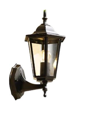 Moderne, antique, extérieur, extérieur, vintage, poteau de portail, lumière d'entrée, étanche et résistant à la pluie (applique noire)