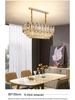 2025 Modern Crystal Chandelier: Minimalist Luxury Light for Living Room, Dining Room, and Bedroom