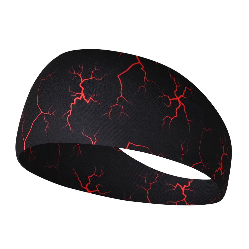 Camouflage Stirnband Sport Schweißbänder Elastisches Schweißband Training Laufen Radfahren Athletisch Yoga Kopfbedeckung Dehnbares Haarband