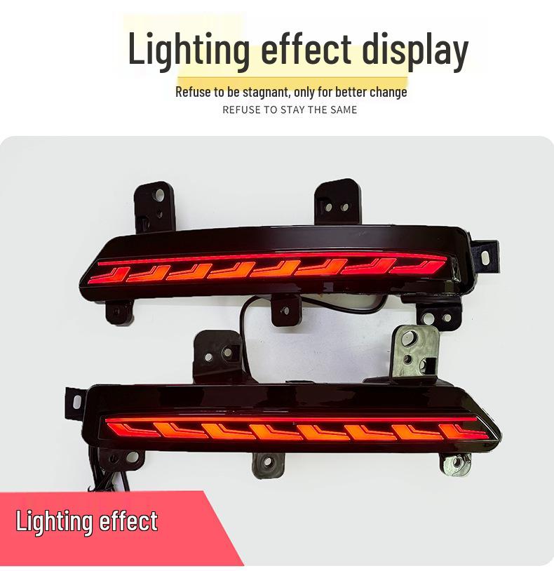 LED Flowing Rear Turn Signals for Geely Xingyue L 2021-2025: Modified Rear Bumper Warning Lights