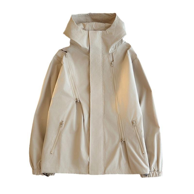 

Пальто Мужские куртки Весна и осень Трендовые повседневные модные молодежные куртки с капюшоном для активного отдыха Мужская одежда 5XL