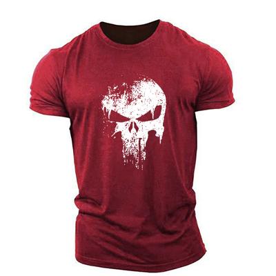 Sommer Sport Locker Große Größe Baumwolle Kurzarm Herren Training Laufen Muskel Einfach Lässig Fitness Kurzarm T-Shirt