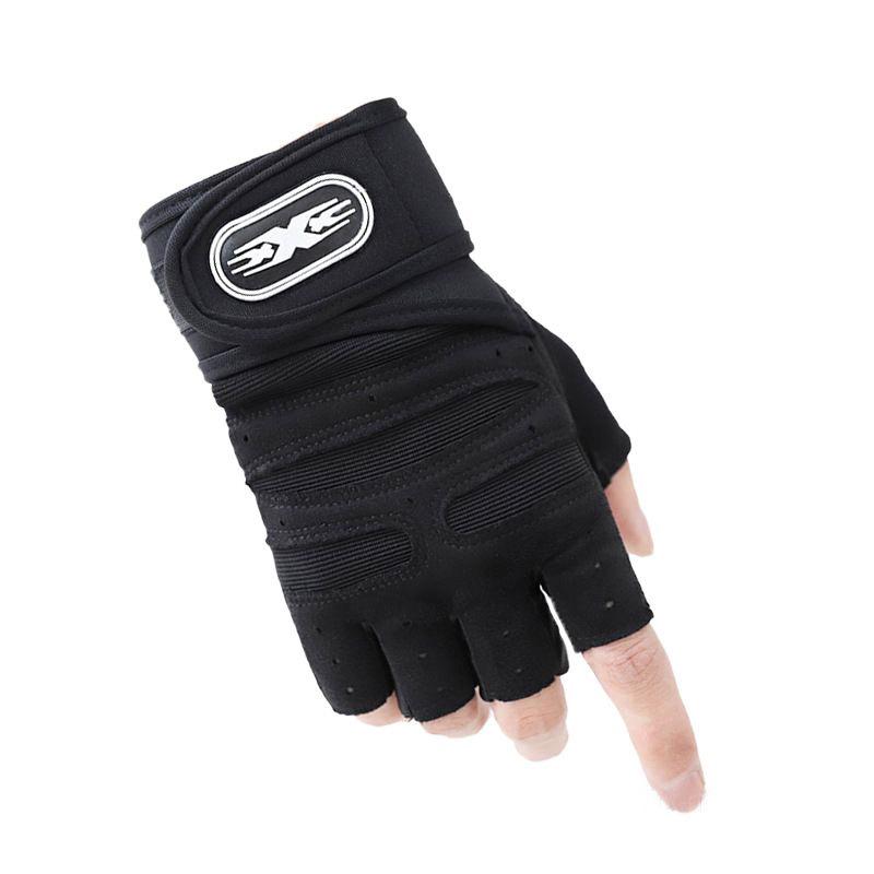Coexistence Lifting Gloves 001 Factory Cheap Durable Breathable Non-Slip Unisex Polyester Weight Lifting Gym Gloves L чёрный