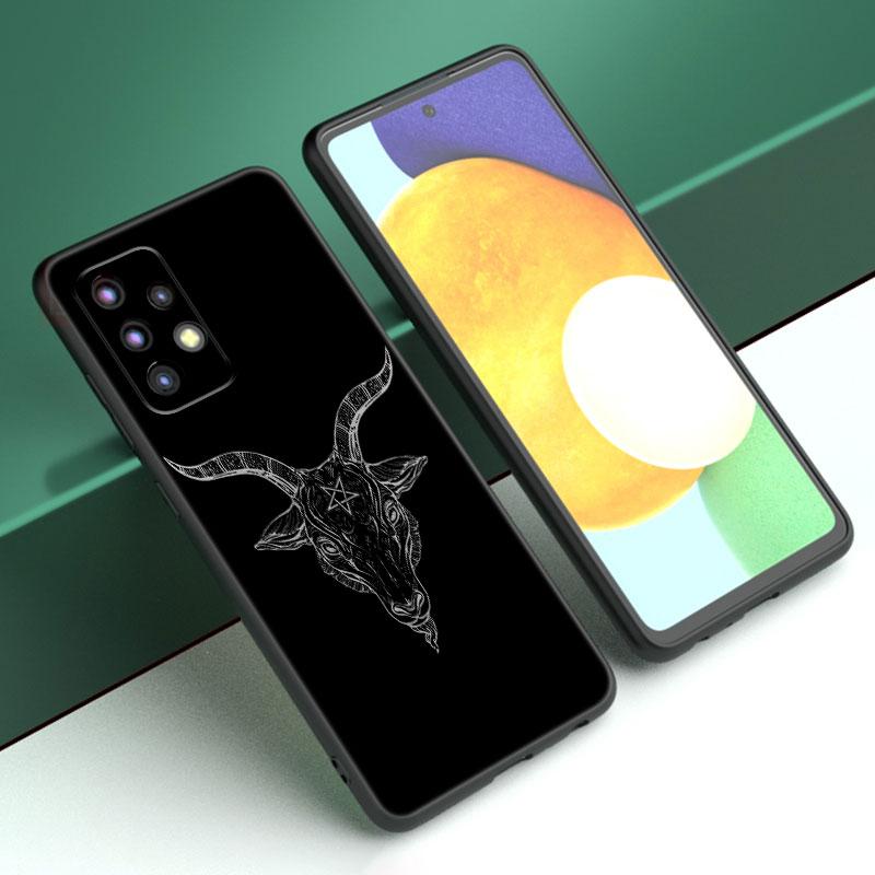 Démonický Satanský Strašidelný Lebkový Kryt Pro Samsung A21 A30 A50 A52 S A13 A14 A22 A23 A32 A53 A73 5G A11 A12 A31 A33 A51 A70 A71 A72