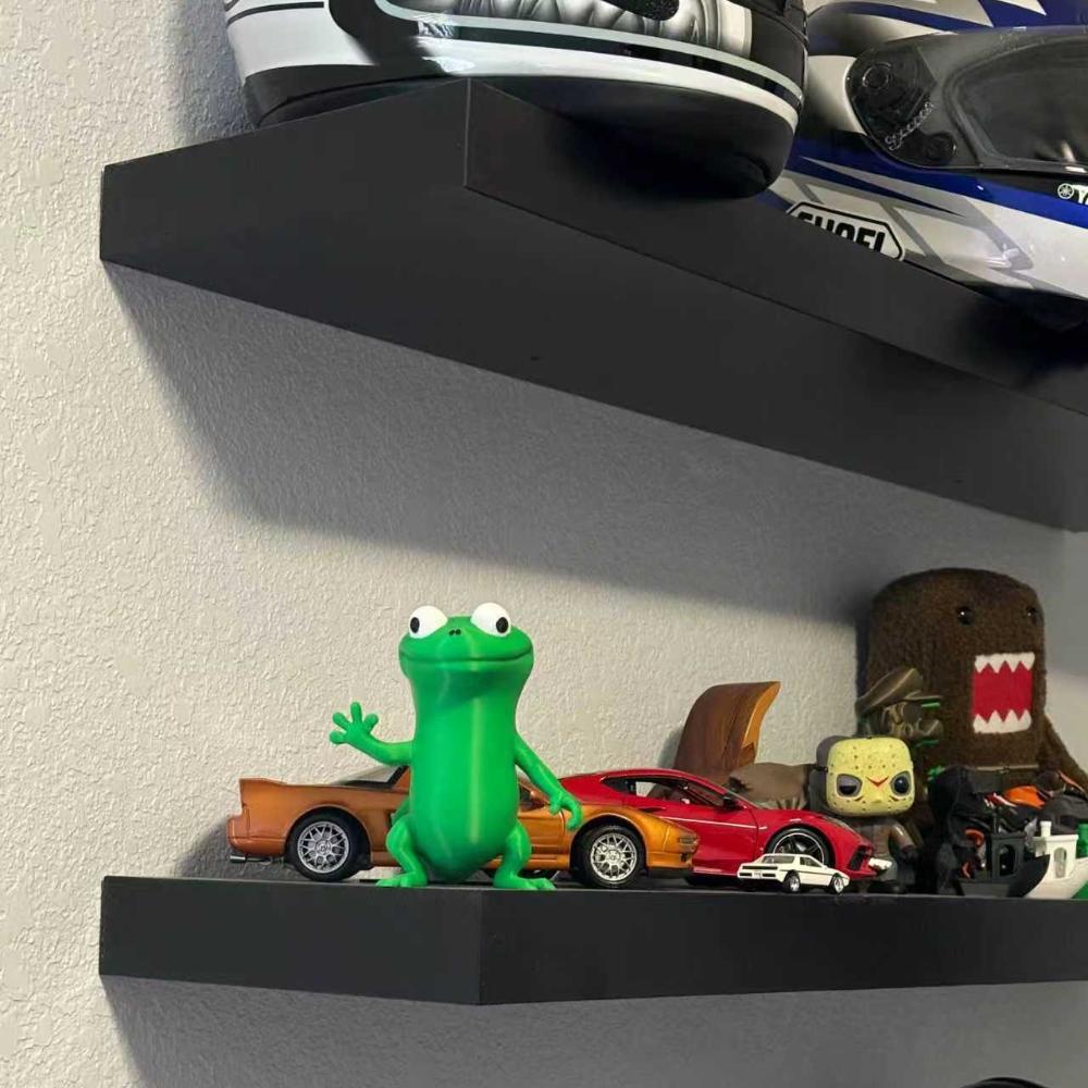 3D Printed Lizard Meme Statues, Fun Lizard Arm Swinging Home Decor Ornaments, Party, Home Office, Holiday Decorations