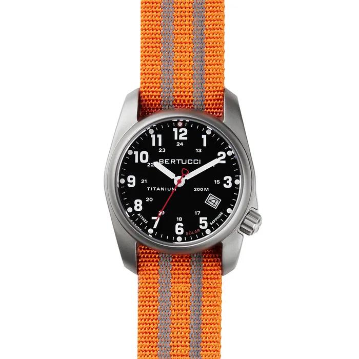 B-Type Heavy Duty Nylon NATO Band 22mm Safety Orange