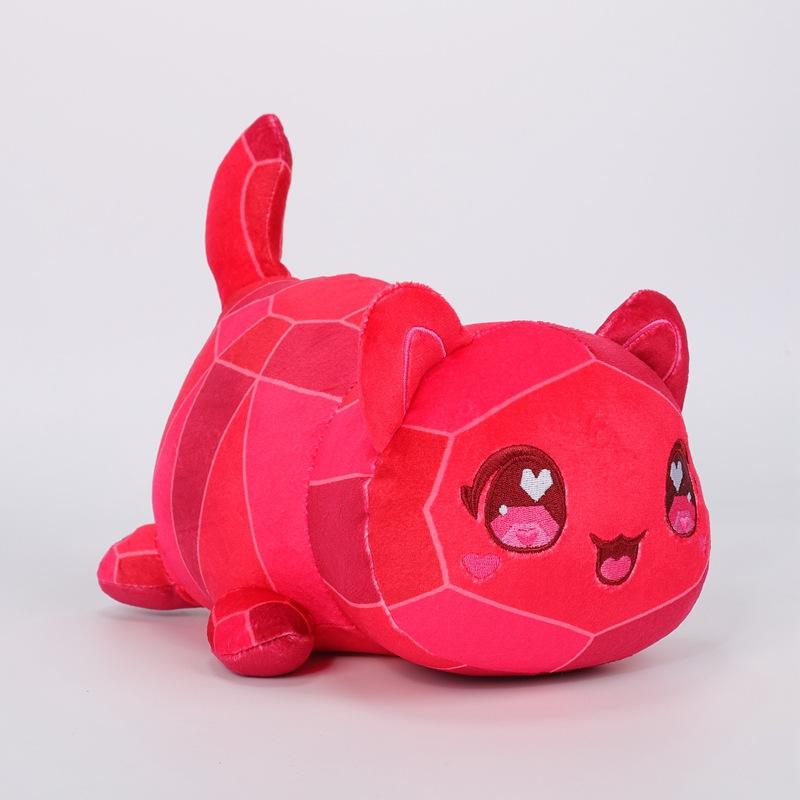 

Плюшевая игрушка Aphmau, горячо продаваемая, кошка, плюшевая игрушка, кукла, бургер, картофель фри, кошка, мягкая подушка 26cm темные хаки