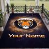 Custom Text Printed Rug Hull City Non Slip Floor Carpet For Home Room Decor