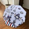 1 Stück Alice und Piraten Regenschirm - 8 Speichen verstärkt, Automatisches Öffnen, Leicht & Langlebig, Niedliches Modeaccessoire für Draußen - P78