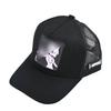 Personalized cartoon cartoon hat, trendy and cool mesh hat, embroidered baseball cap, sun protection breathable peaked cap source manufacturer