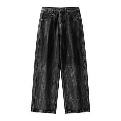 Neue Frühlings- und Sommer-Scimitar-Hose Schmutzige Hose Verbrannt Gebraten Salzwasserwäsche Streetjeans Hose