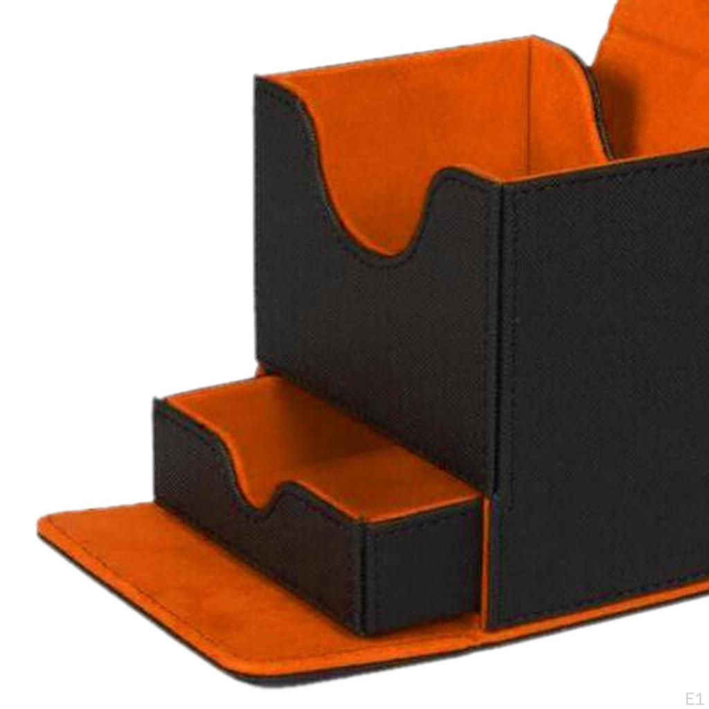 Sammelkarten Deckbox Strapazierfähiges PU-Leder für TCG Karten Baseball