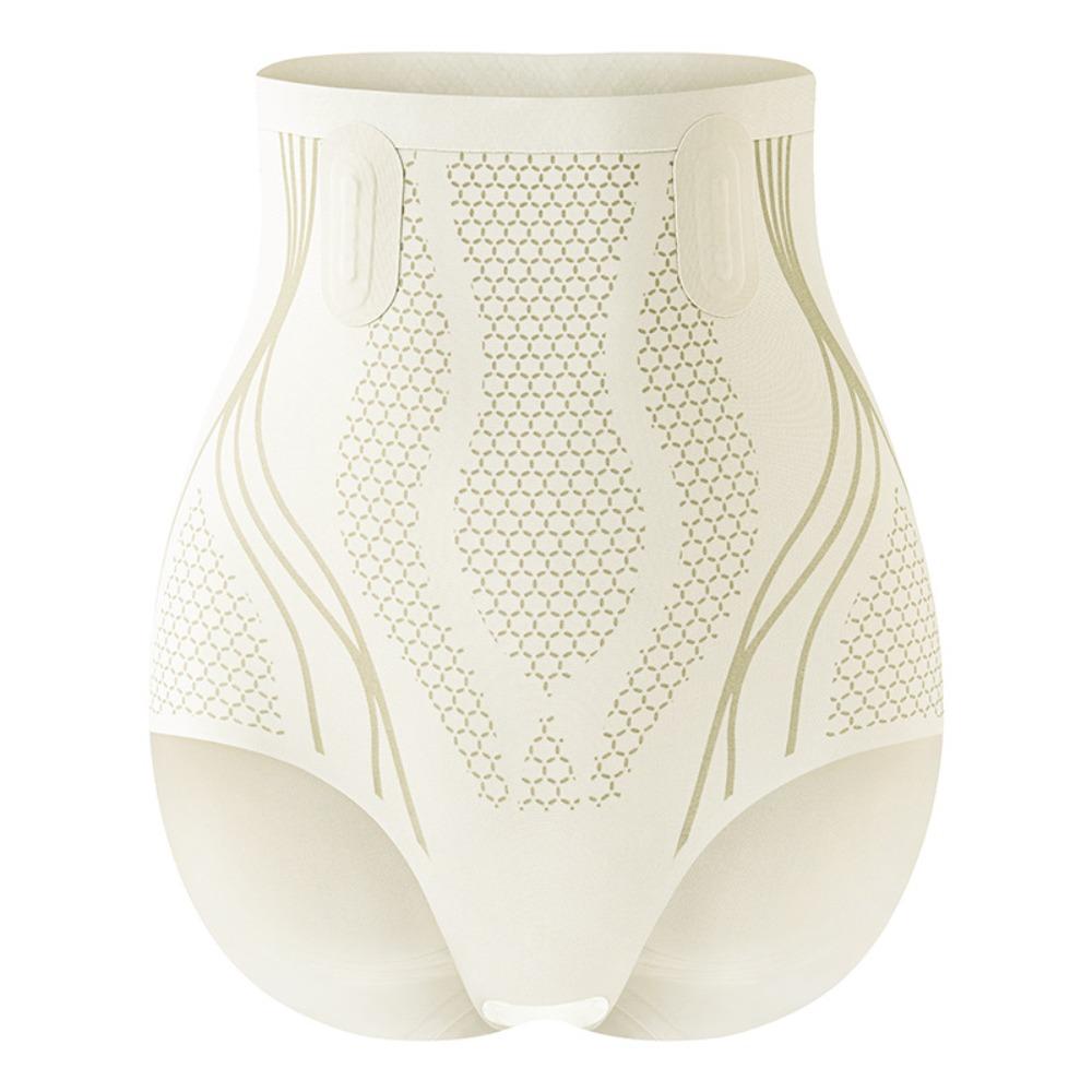 

Бесшовное нижнее белье с контролем живота, с высокой талией, послеродовые бодишейперы, трусики с эффектом лифтинга ягодиц, женские XXL бежевый