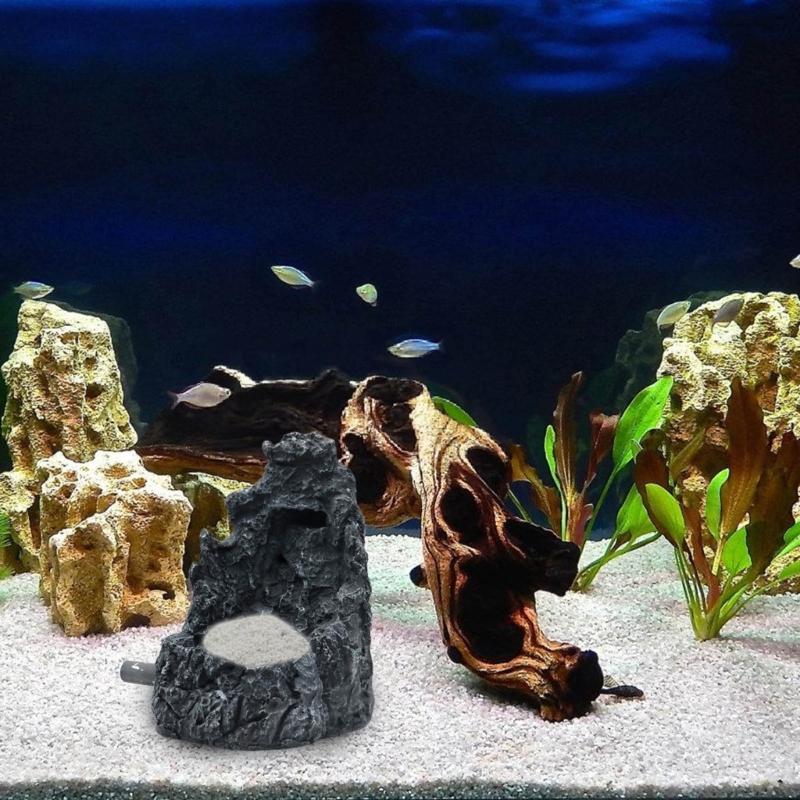 Durability Resins Aquariums Decoration with Sandfall Effect for Easy Installation In Homes or Office Setting