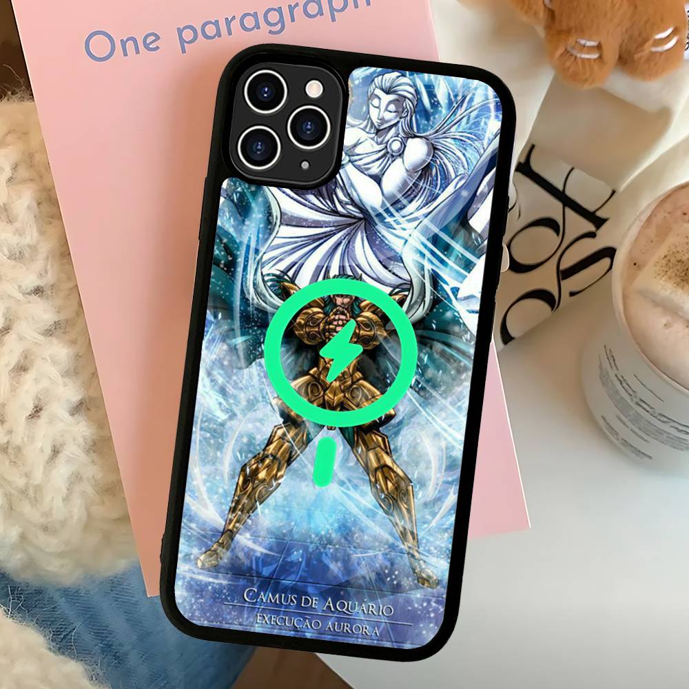 

Чехол для телефона Saint Seiya Аниме Для iPhone 17 Air 16 E 15 14 13 12 11 Pro Max Plus ПК Ударопрочный ТПУ Чехол Для Чехла Телефона iPhone 17pro max