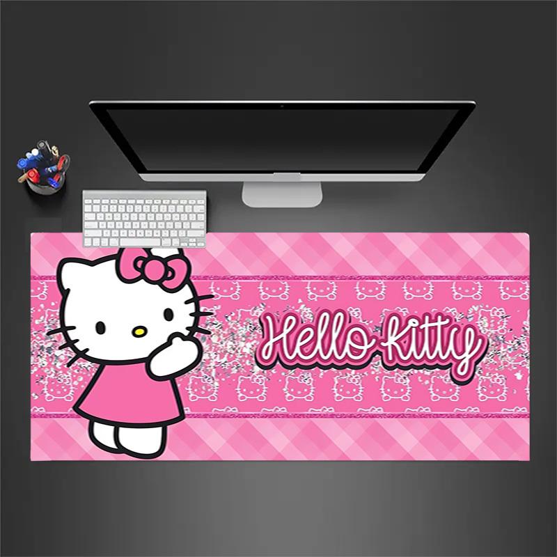 1pc Hello Kitty Pink Background Computer Pad with Vibrant Print, Mouse Pads for Desk 161