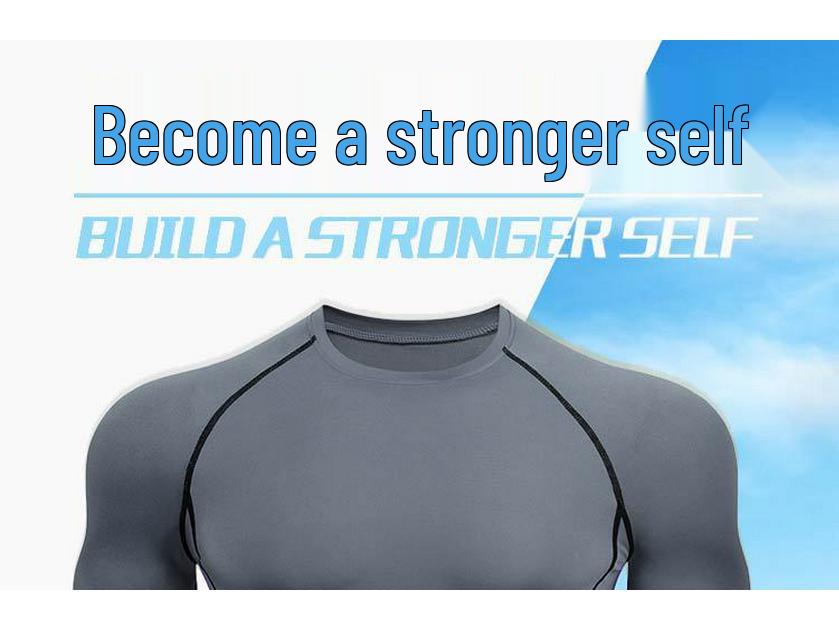 Men's Quick Dry Short Sleeve Compression Shirt for Sports & Fitness