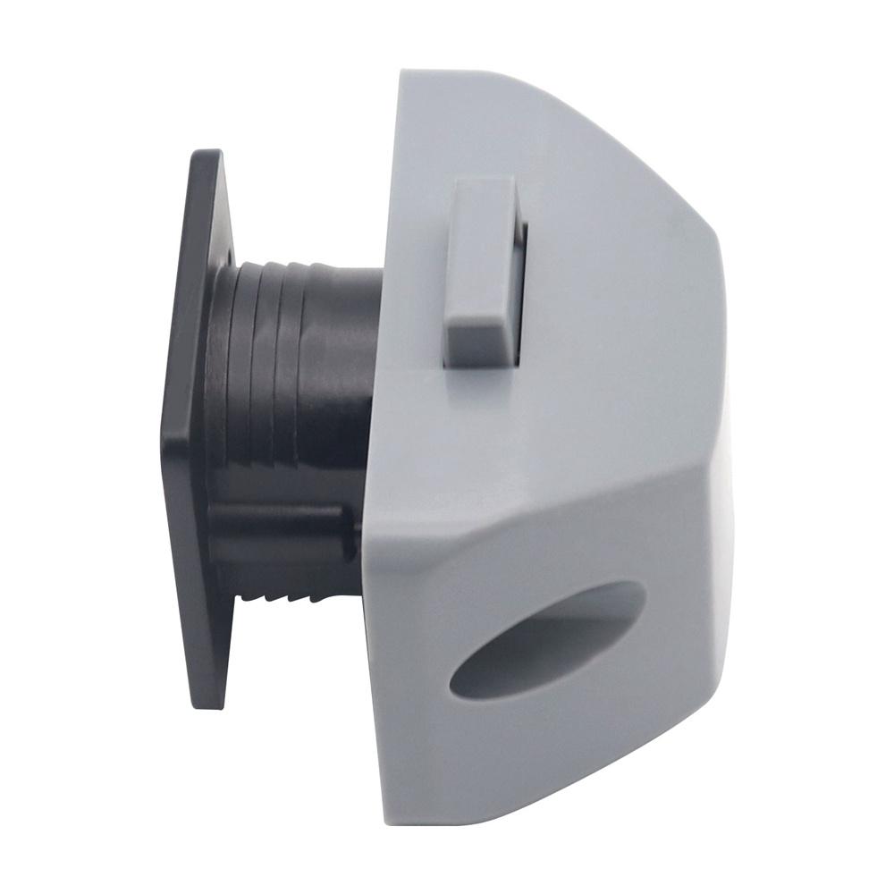 Square Button lock+Fixed Screw 15mm For RV Drawer Cupboard Door Caravan Cabinet