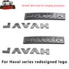 Car Front Network Black Logo Emblems For Great Wall Haval H7 H6 PHEV Dargo Jolion H5 2024 2025 Trunk Rear Sticker Body Decal 1pc