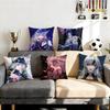 Dunkler Pfad ins Nichts Kissenbezug Kissenbezug Set 4 Stück 50x50 45x45 40x40 Kissenbezug Dekorativ Sofa Heimdekoration