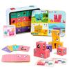Toys 1 Set Montessori Wooden Face Expressions Changing 3D Puzzles Parent-Child Interactive Games Kids
