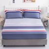 1 skin-friendly Bed Cover  cotton  Printing fitted sheet with elastic band, single/queen/king size (without pillowcases)