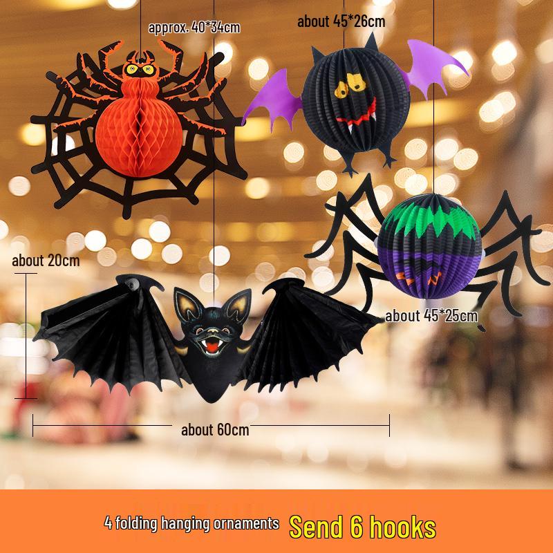 Halloween Hanging Decorations for Kindergartens, Malls, Stores, and Indoor Displays