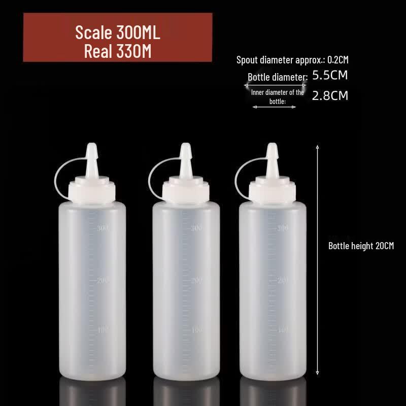 Plastic Squeeze Sauce & Condiment Bottle