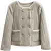 Jacket women's autumn and winter new thin short jacket loose fur integrated thickened imitation mink velvet