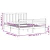 VidaXL Bed Frames with Headboard 160x200 Cm Solid Wood 3193866