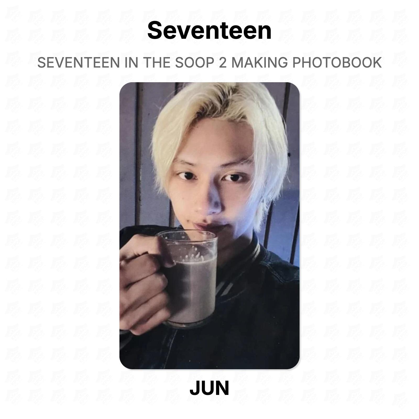 Seventeen IN THE SOOP 2 MAKING PHOTOBOOK Official Photocard JUN